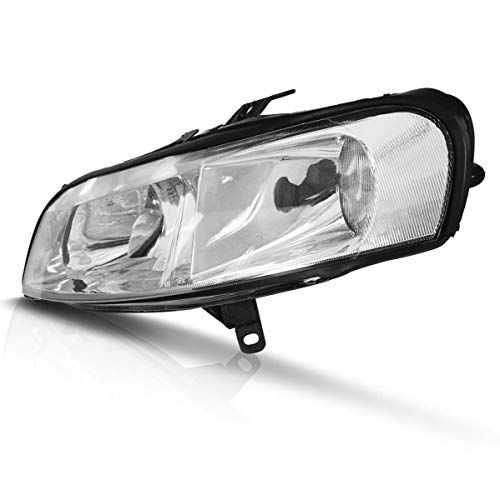 Par Farol Vectra 2000 A 2005 Millenium Máscara Cromada