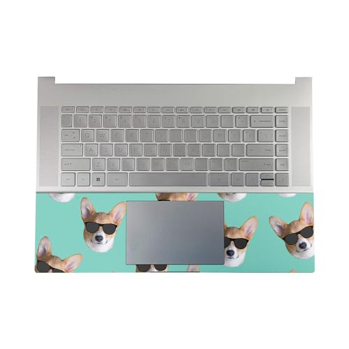 Image of Gaming Skin Compatible with HP Envy x360 16 inch (2023) - Cool Corgi - Premium 3M Vinyl Protective Wrap Decal Cover - Easy to Apply | Crafted in The USA by MightySkins
