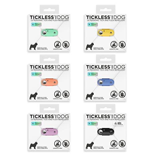Tickless Mini Dog - chemikalienfreies, natürliches Floh- und Zeckenschutzmittel mit Ultraschall für Hunde - Schwarz
