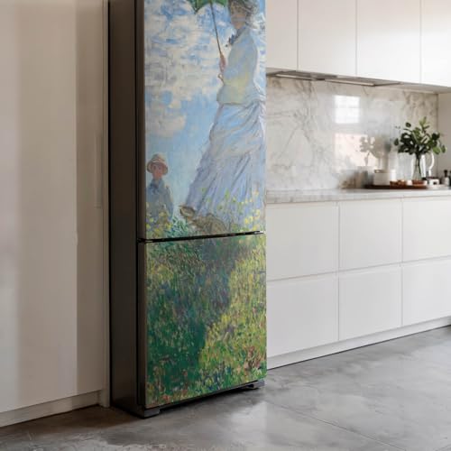Vinilo de nevera de diseño impermeable que transforma cocinas modernas con elegancia 4
