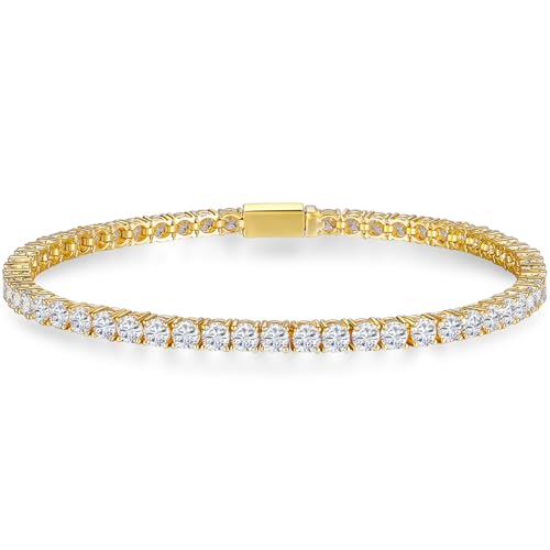 Bracelet rivière Lovans cadeau d'anniversaire maman femme en argent et or