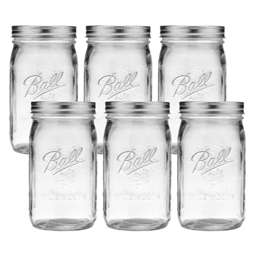 Ball Wide-Mouth Quart Mason Jar Set