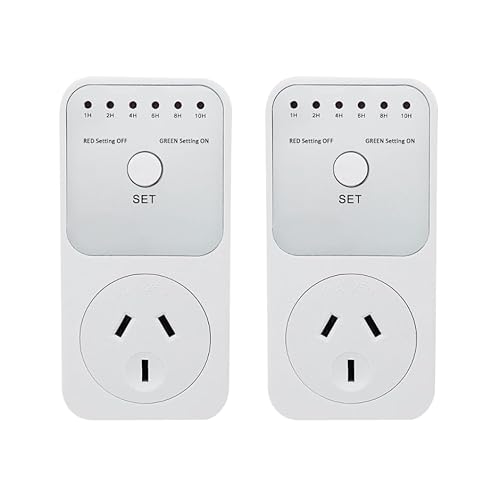 Digital Timer Switch Automation Power Socket Electric Dual Countdown Timer Plug-in Time Control for Electric Appliance 240V 10A