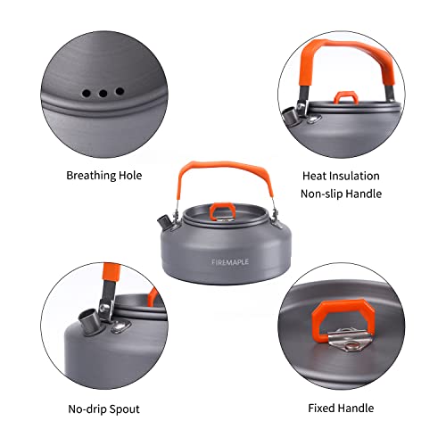 Fire-Maple Feast T3 Portable 0.8 Liter Lightweight Aluminum Camping Kettle #TOP1