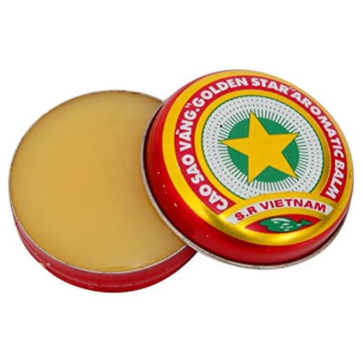 Cao Sao Vang 3 X New Golden Star Balm Vietnam 3g Each/9g Total (Natural)