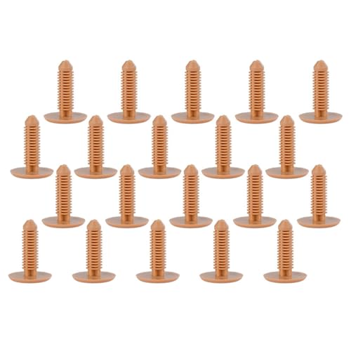Clips retenedores de techo para Ford: fijación firme de plástico beige de alta duración