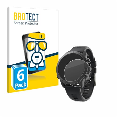 BROTECT Protector Pantalla Cristal para Wahoo Elemnt Rival Protector Vidrio (6 Unidades) - [Dureza 9H, Anti-Arañazos]
