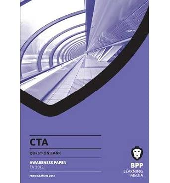 CTA - Individuals FA 2012: Study Text book cover