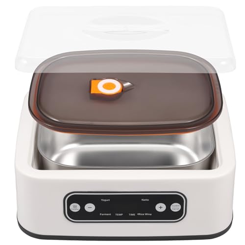 Yogurt Maker with Temperature Control & 48 Hour Timer, Intelligent Digital Yogurt Maker Machine, Yogurt Incubator with 1.6L Containers for Probiotic Homemade Yogurt, Greek Yogurt, Natto and Rice Wine