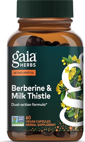 Gaia Herbs Berberine & Milk Thistle