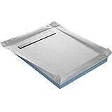 Receveur de douche à carreler compact caniveau + natte étanche + siphon ultra plat   185 x 90 cm x 67 mm