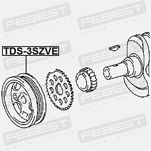 Find CRANKSHAFT PULLEY ENGINE 1JZGE/2JZGE/2JZGTE - Febest # TDS-2JZ In - Foto 9