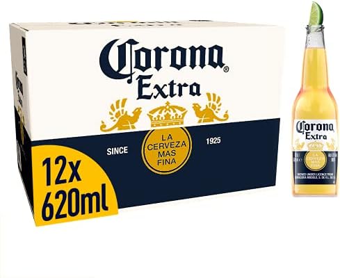 Extra Large Sharing Bottle Premium Lager Beer Bottle 12 x 620 ml, 4.5% ABV