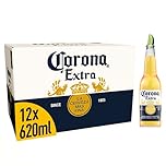 Corona Extra Large Sharing Bottle Premium Lager Beer Bottle 12 x 620 ml, 4.5% ABV