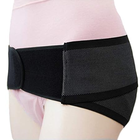 Amazon エンゼル 産後すぐ使える しっかりサポート 骨盤サポートベルト 骨盤ベルト 日本製 ブラック ｍ ｌ 骨盤ベルト ベビー マタニティ 通販