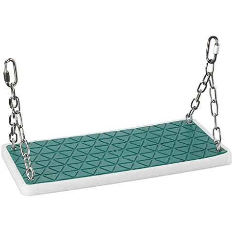 Dakzhou Swing Seat Heavy Duty, Non Slip Tree Swing Set Playground Swing Set Accessories for Kid Indoor Outdoor Backyard,Green Cover