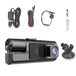 Whnbuij 1080P 3-K-Objektiv Autokamera