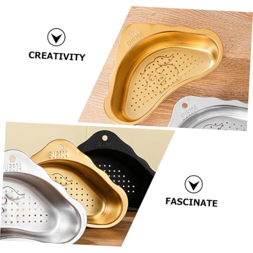 Colador Triangular de Acero Inoxidable para Fregadero de Cocina miniatura 3