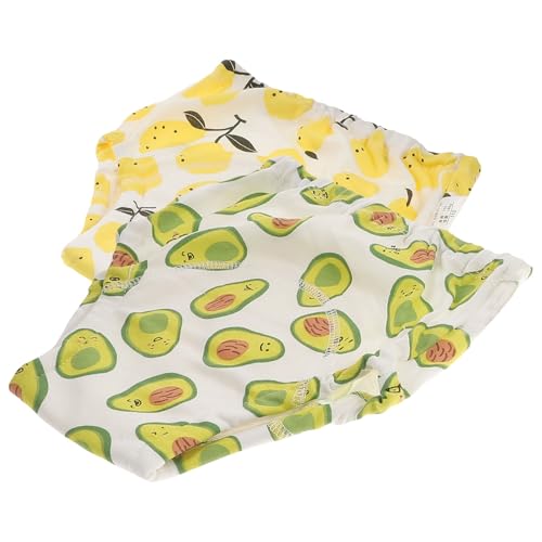 Toyvian Ropa Interior de Entrenamiento para Pequeños, Pantalones Lavables y Absorbentes, Talla 110, 2 Piezas, Ideales Transición del Pañal al Baño (Limón y Aguacate)