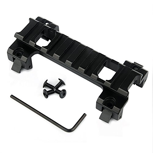 Montage bas MP5 G3 aluminium pour corriger la hauteur optique