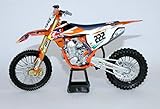 Modell im Maßstab 1:10 New Ray NR58123 1:10 Red Bull KTM 450 SX-F Cairoli 222, Orange