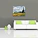 Wieco Art Wheat Field with Cypresses by Van Gogh Classic Oil Paintings Reproduction Modern Landscape Canvas Prints Artwork on Canvas Wall Art for Living Room Home Office Decorations