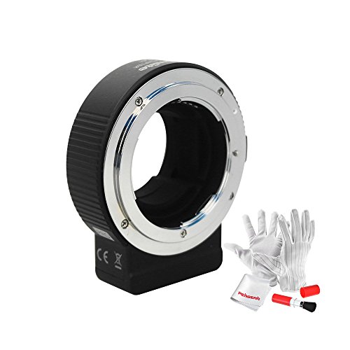 Commlite Cm-Enf-E1 Pro Nikon F Mount Lens To Sony E Mount Autofocus Electronic Lens Adapter W/Aperture Control Built-In Is Vr Exif Transmitting For Sony A9 A7R2 A7Ii A6300 A6500 A7R #TOP23