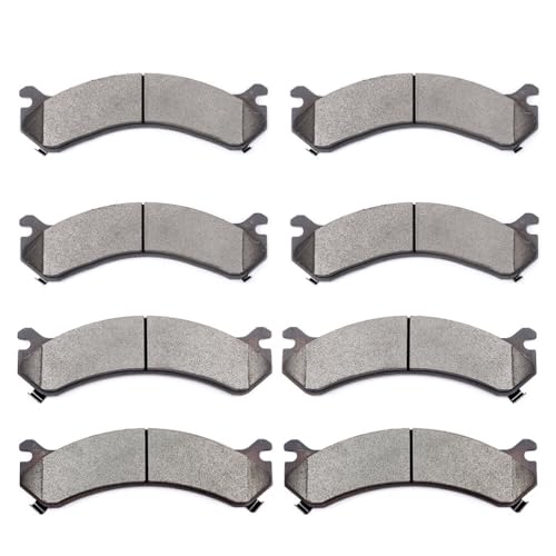 Image of SCITOO D784 D909 Semi-Metal Brake Pads Kits Front & Rear Fit For Chevrolet 1999-2013,For GMC 1999-2013,For Hummer 2003-2009