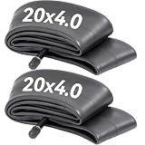 20x3,50 20x4,0 Camere d'aria di ricambio 20 pollici (2 pezzi), camere d'aria affidabili per e-bike d 20x3,5 20x4 adatte perper bici elettriche da strada, montagna, grasso, valvola Schrader da 32mm