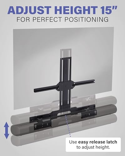 SANUS TV-Halterung für Sonos Arc Soundbar, Höhe und Tiefe verstellbar für Dolby Atmos, universell kompatibel mit SANUS und Anderen TV-Halterungen, einfache Montage, OSSATM – Bild 6