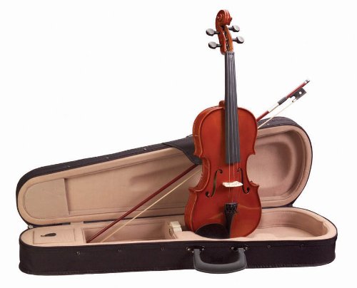 クラシック VIOLIN MASTERWORKS Baroque Beauty Series 4/4 3/4 Size Intermediate Violin Set