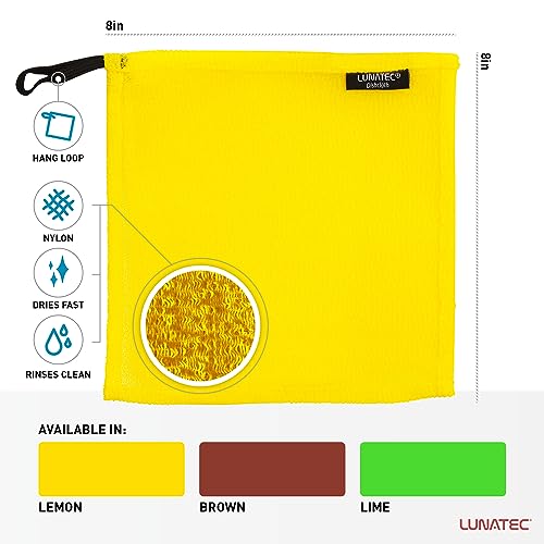 LUNATEC Odor-Free Dishcloths. The Perfect Scrubber, Dish Cloth, Sponge and Scouring Pad to Clean Your Dishes, Pots & Pans, and Kitchen Gear. Ideal for Home, RV, Boat Galley and Camp Site. (6-Pack) - Thumbnail 7