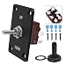 RVMARINEPAT Momentary Reverse Polarity Switch 12V DC Polarity Reversing Switch Waterproof with Up Down Mounting Panel 12 Volt DPDT Toggle Switch 3 Position RV Jack Switch for Motor Control