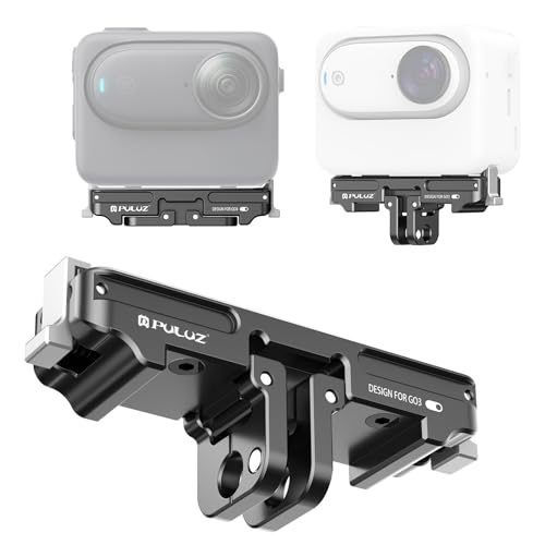 Base magnétique Insta360 GO3 PULUZ à dégagement rapide ultra stable