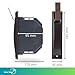 Imagen de TELKES Recogedor Persiana Empotrado Maaron con Cinta 18 mm x 5 m Carrete Cuerda Enrrollable Mecanismo de Muelle Interior Sistema Polea Rollo Tirador Recambio de Cajetin