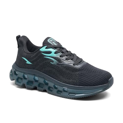 Image of ASIAN Powerplay-29 Men's Running Shoes | Fire-Pattern Design with HexaFlow TPU Sole | Fish-Scale Yarn Upper Shoe | Premium Athletic Sporty Sneakers