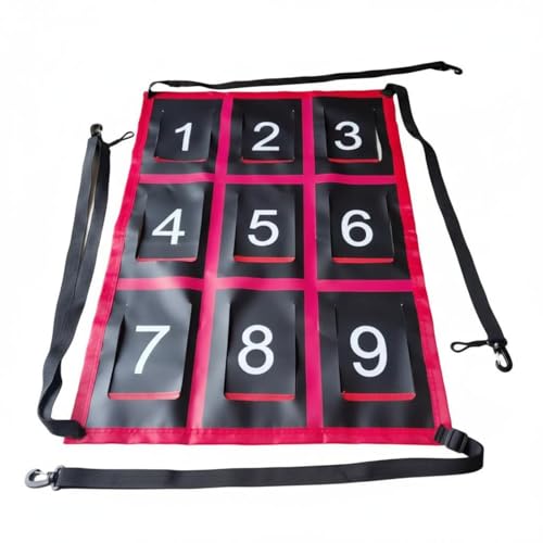 Filet cible baseball portable réglable Qianly doté de 9 cases de frappe pour le softball