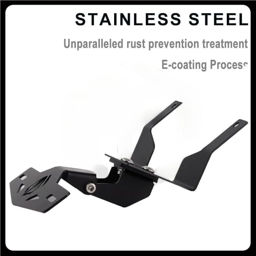 Support plaque immatriculation moto MMBCU 160 accessoire de remplacement arrière