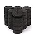 30 Pack 2" Black xGarden Clone Collars - Advanced Spoke Design - Premium Neoprene Inserts for Net Pots and Cloning Machines