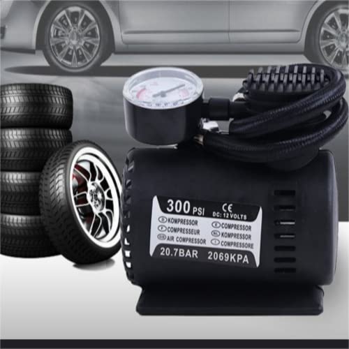 Tire Inflator Portable Air Compressor, 12V DC Compressor Tire Inflator