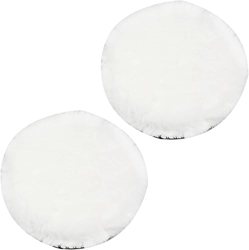 Miniatura 8 de Utoolmart Almohadilla de pulido de lana de 6 pulgadas, rueda de pulido de gancho y bucle para coche, pulidor orbital automático, 2 unidades