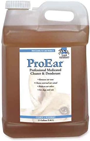 Miniatura 4 de Top Performance Limpiador profesional de oídos ProEar Medicated Pet Dog Cat limpia y reduce los olores (botella de 1 galón)