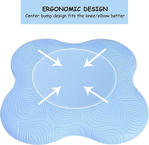 Image of Yoga Knee Pad Cushion Extra Thick for Knees Elbows Wrist Hands Head Foam Yoga Pilates Work Out Kneeling pad