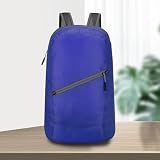 Mochila de caminhada, mochila de acampamento impermeável para homens e mulheres, mochila dobrável para viagem, ao ar livre (azul 2)