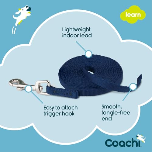 Using Coachi Puppy Training Line Indoors