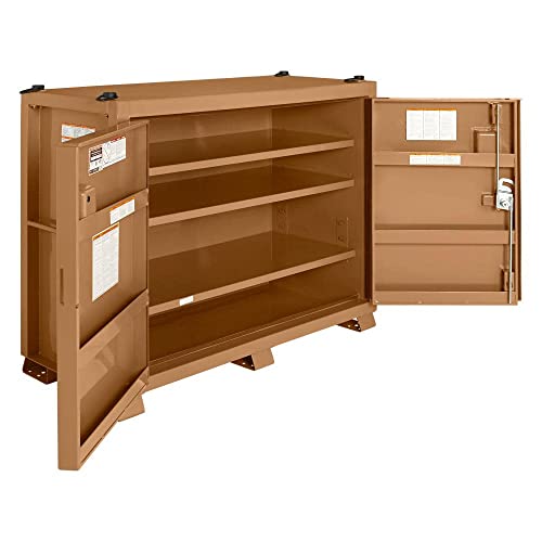 Knaack, 1020, Jobsite Storage Cabinet, 66" W X 30" D X 54-1/2" H, Tan #TOP6