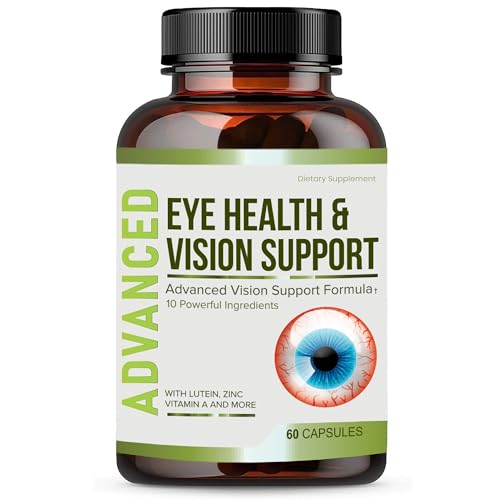 Vision Support-Best Eye Vitamins For Eye Health.Eye Supplements for Adults.
