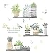 1pc Belle Plante en Pot Sticker Mural Autocollant Autocollant Mural Amovible Portable Autocollant Mural Auto-adhésif Amovible Très approprié pour la décoration Murale de la Chambre familiale