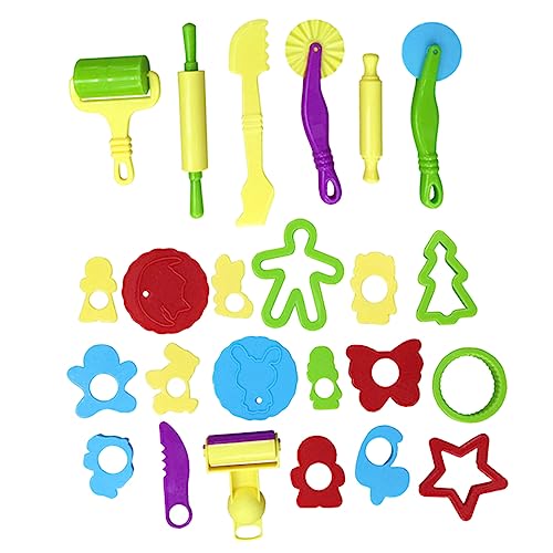 DIKACA Juego De De Moldes De Plastilina Para Herramientas De Arcilla De Colores Moldes De Animales y Rodillo Para DIY Juguetes Educativos Creativos