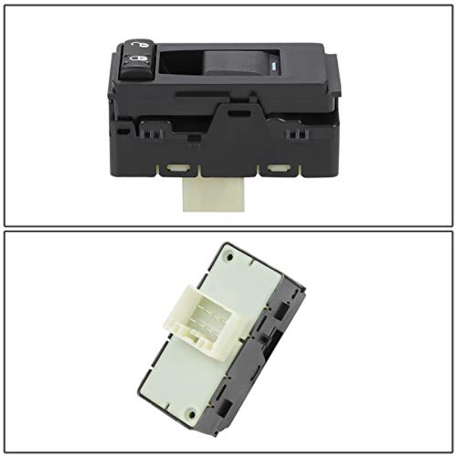 DNA Motoring WSW-004 Factory Style Front Passenger Side Power Window Lifter Switch, Black - Thumbnail 3